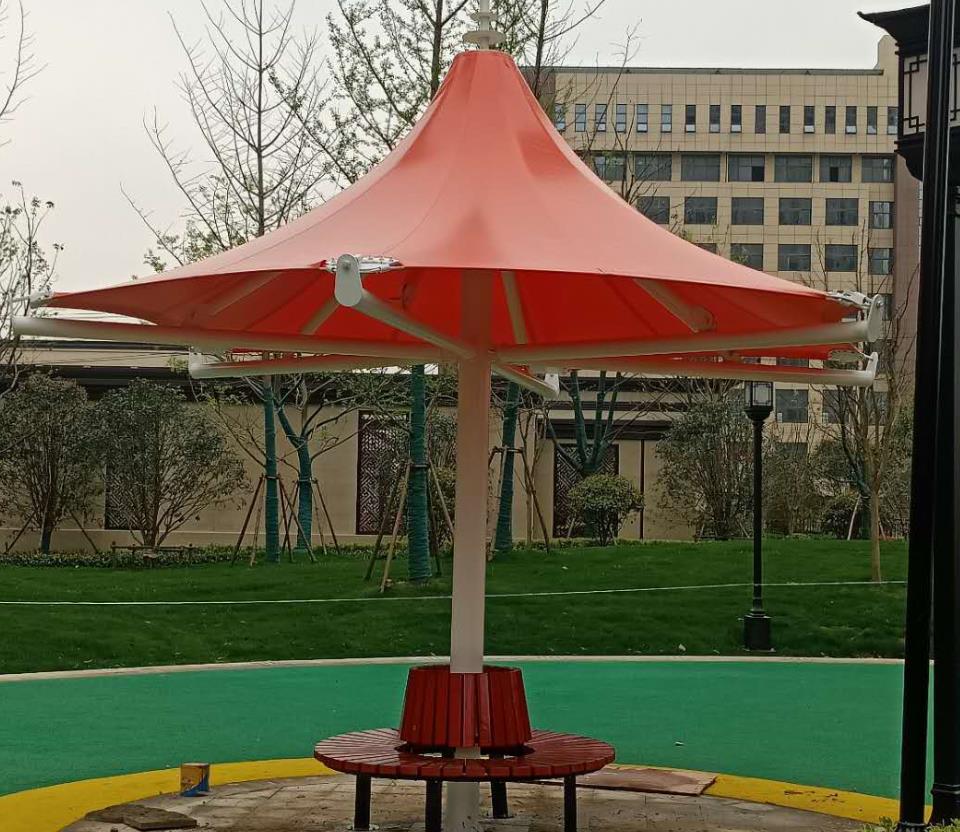 彩色膜結構景觀小品